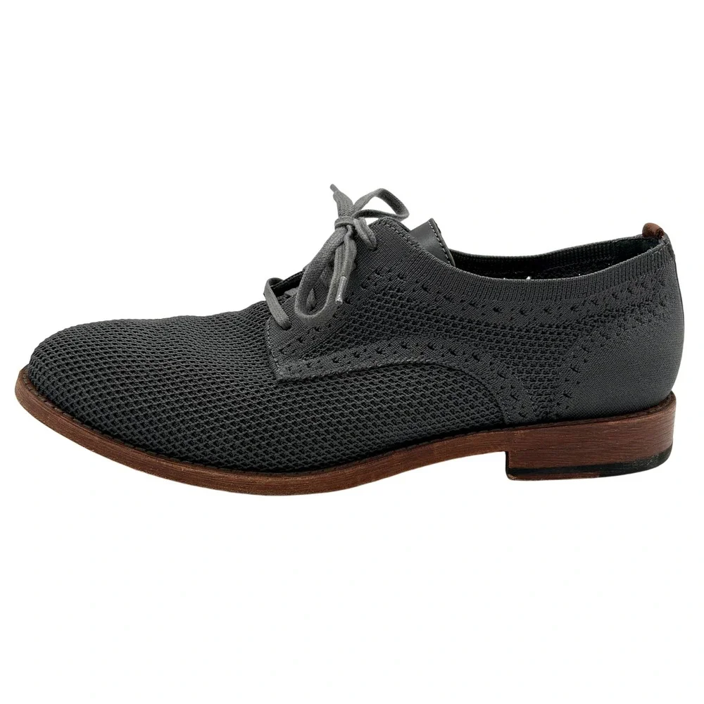 Cole Haan Grand 360 Mens 9M Gray Knit Oxford Dress Shoes Comfort Lightweight‎